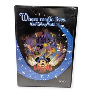 Disney Where Magic Lives Walt Disney World Resort Souvenir DVD 4 Park Footage